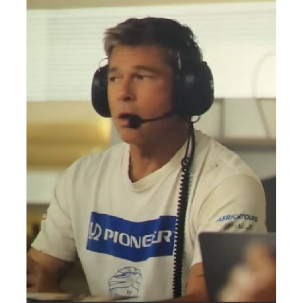 Brad Pitt F1 2025 White T-Shirt