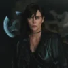 Charlize Theron The Old Guard 2 Black Leather Jacket shop now