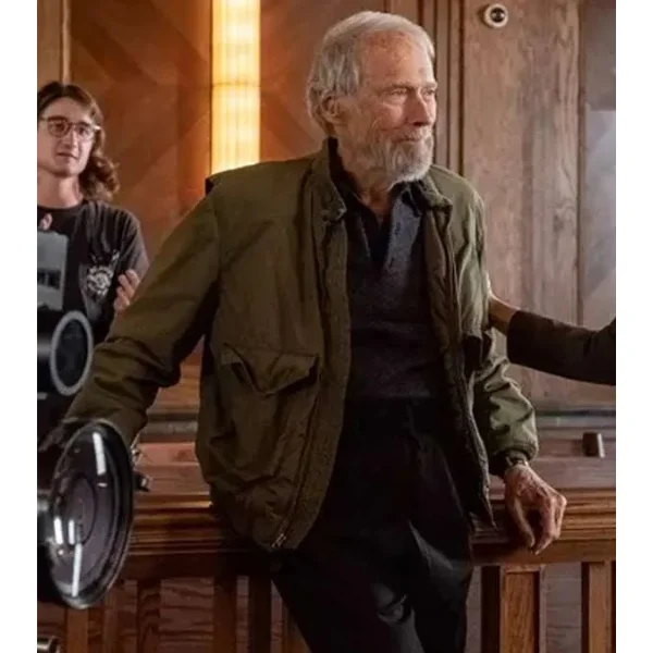 Clint Eastwood Juror #2 Green Bomber Jacket buy now