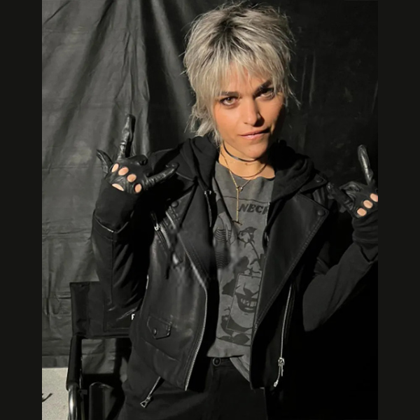 Ellen Black Leather Jacket