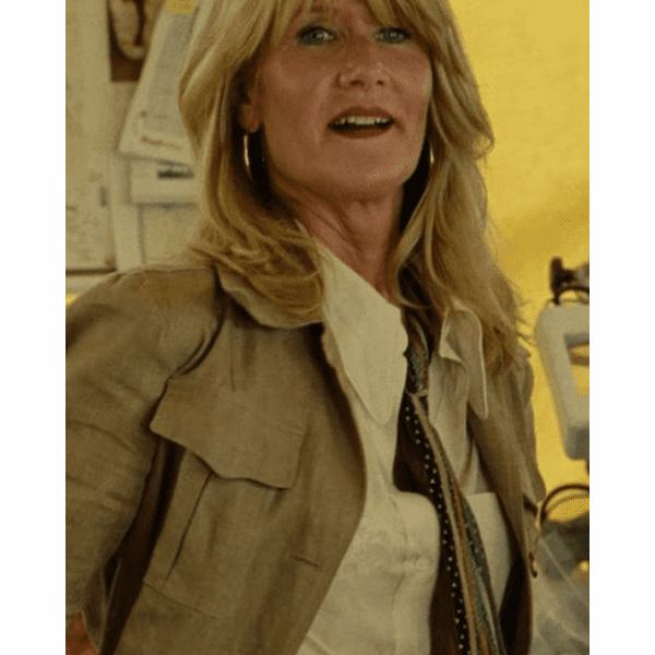 Jurassic World Dominion Ellie Sattler Brown Jacket