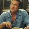 Brad Pitt Western Denim Shirt