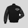 Hellfire Club Stranger Things Black Varsity Leather Jacket buy now
