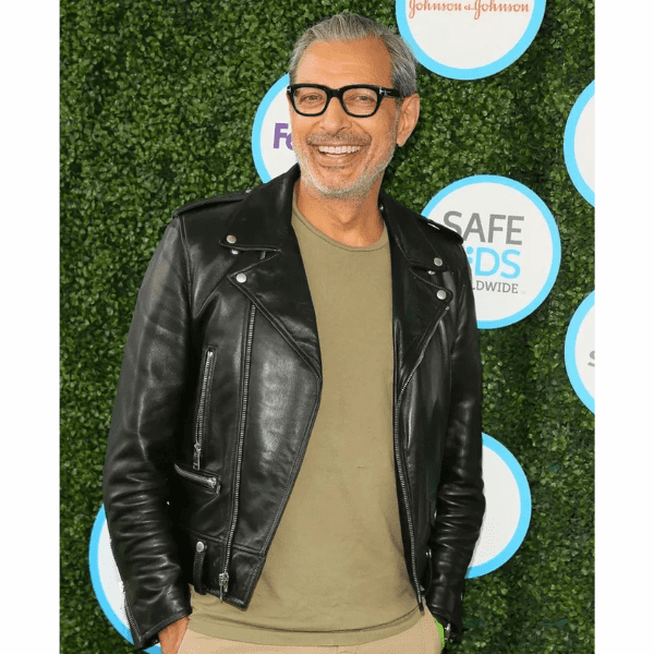 Jurassic World Dominion Jeff Goldblum Biker Jacket