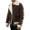 Kris D. Lofton Power Book 4 Shearling Leather Jacket
