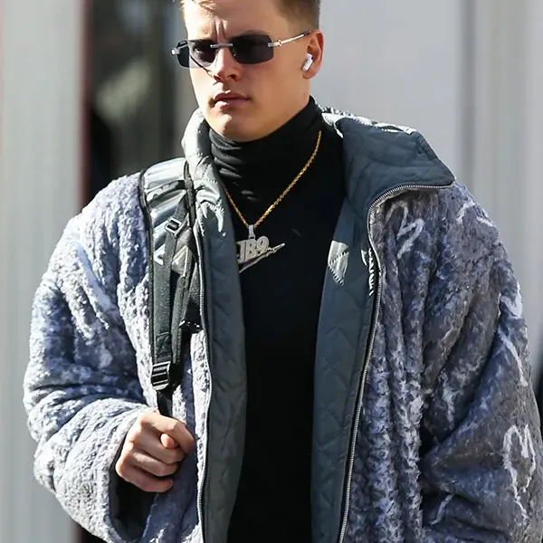 Joe Burrow Fur Coat. ON SALE