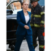 Scarlett Johansson Movie Jurassic World Rebirth 2025 Zora Bennett Blue Suit