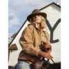 Beth Dutton Yellowstone Kelly Reilly Cotton Bomber Jacket get now at xeboi