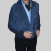 Lee Jung Jae Suede Leather Jacket