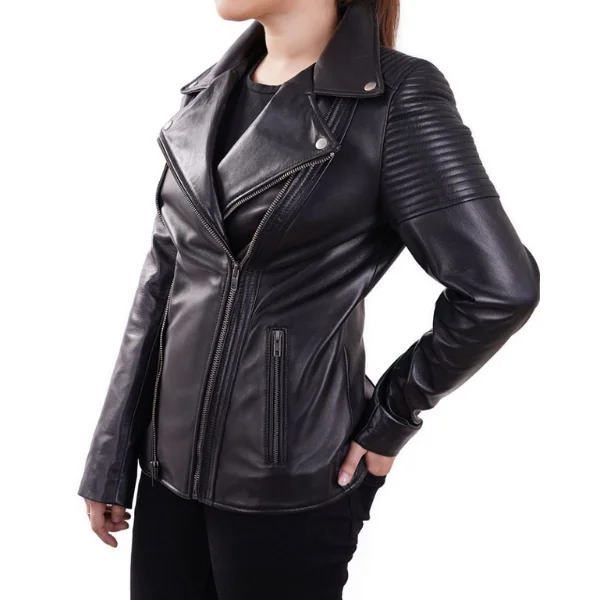Yellowstone TV Series Beth Dutton Black Leather Jacket best offer