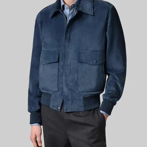 Squid Game S02 Lee Jung Jae Suede Leather Jacket