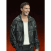 Nicholas Hoult Superman 2025 Black Leather Jacket
