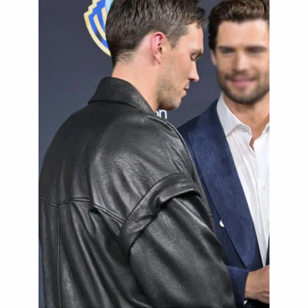 Lex Luthor Black Leather Jacket