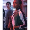 The Old Guard KiKi Layne Green Varsity Jacket buy now