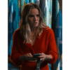 Womens Red Cardigan