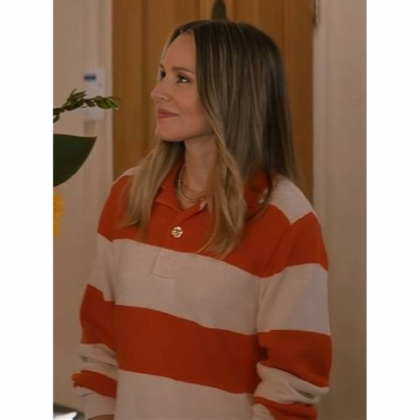 Nobody Wants This White and Orange Shirt