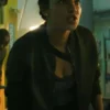 Priyanka Chopra Jonas Heads of State Leather Bomber Jacket shop now