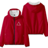 Squid Game Comic Red Hoodie