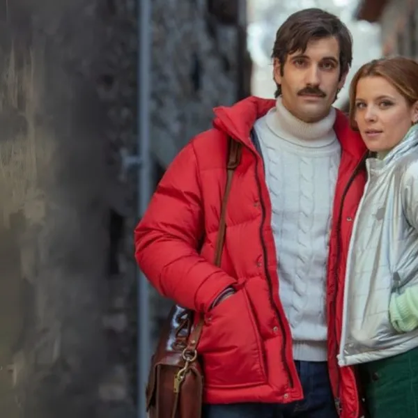 Tamar Novas Red Puffer Jacket