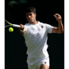 Wimbledon Championships 2025 Carlos White T-Shirt