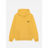Yellow Basic Stussy Hooded Sweatshirt