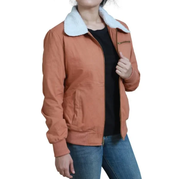 Beth Dutton Yellowstone Kelly Reilly Cotton Bomber Jacket buy now