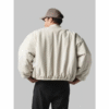 Alo White Leather Jacket On Sale