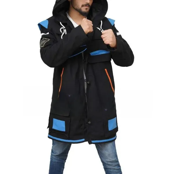 Black Cotton Arknights Doctor Hooded Coat