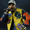 Chris Brown Breezy Bowl Letterman Bomber Jacket