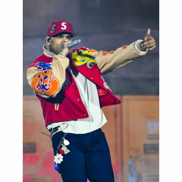Chris Brown Breezy Bowl Varsity Jacket On Sale