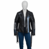 Fragile Express Black Leather Jacket