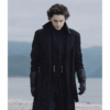 Timothée Chalamet Black Trench Coat
