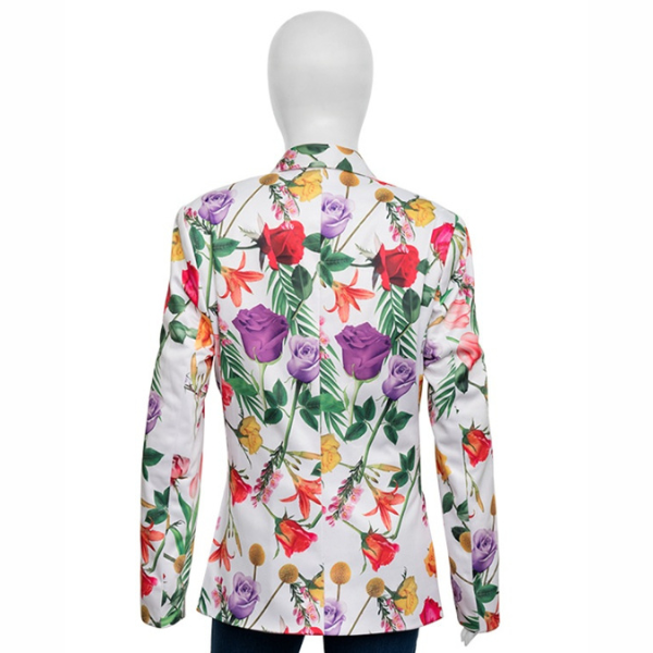 Elsbeth TV Series White Floral Blazer