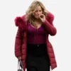 Ruth Movie Riff Raff 2025 Red Puffer Jacket