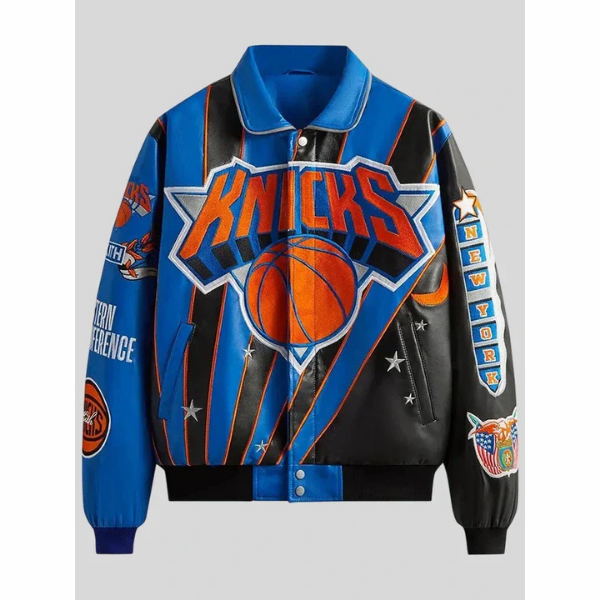NBA Knicks Leather Jacket