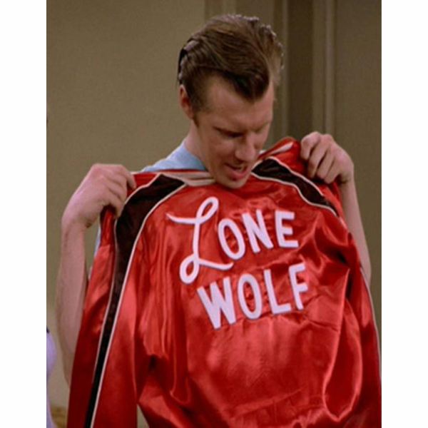 Michael Mckean Laverne And Shirley Lenny Red Satin Jacket