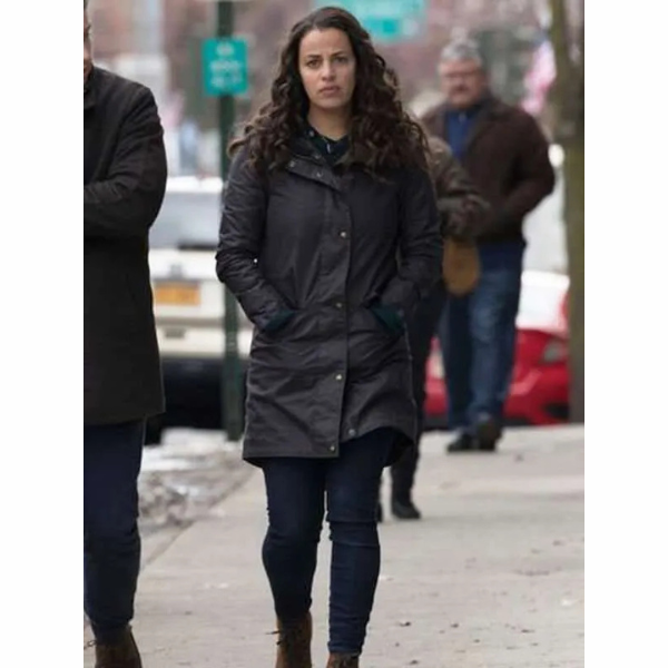 Athena Karkanis Manifest TV Series Black Coat