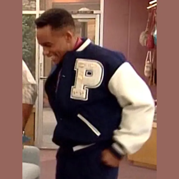 Hill Harper Married with Children Aaron Polk High Bomber Letterman Jacket