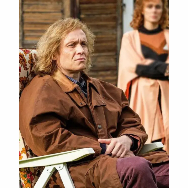 Matthias Schweighöfer Girl You Know It’s True Brown Cotton Jacket