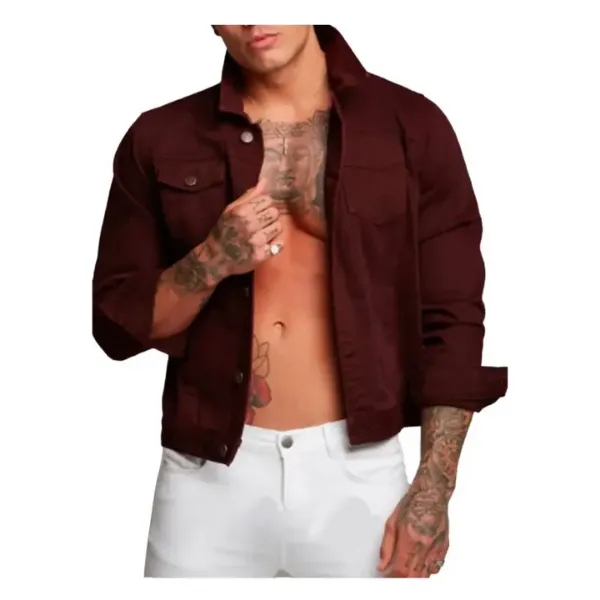 Burgundy Jacket For Men