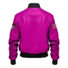 Parker Pink Stegaro Pink Leather Jacket