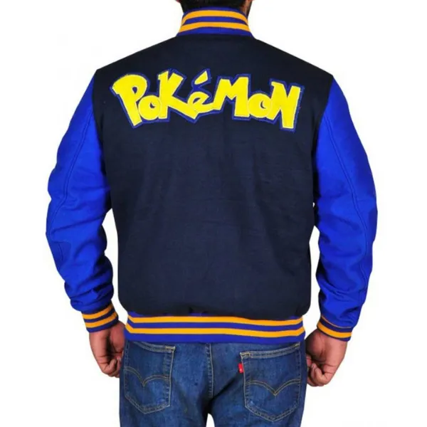 Men's Letterman Bomber Pokemon Jacket