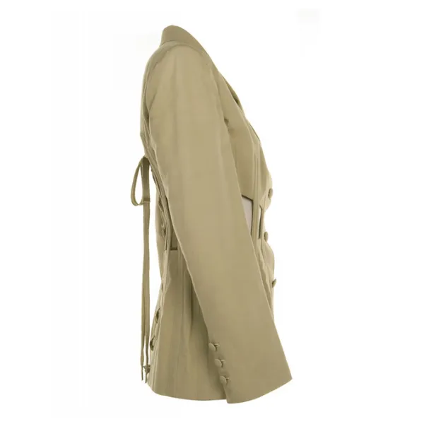 Selling The City 2025 Jade Chan Cage Green Blazer Jacket