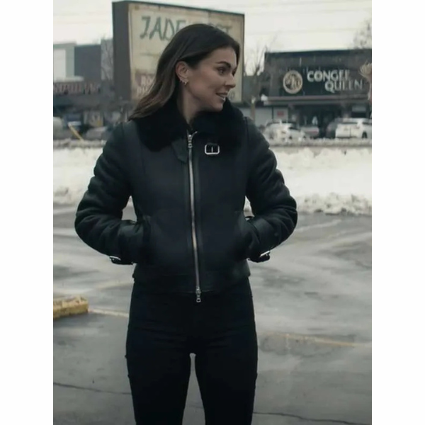 TV Series Reacher Serinda Swan Leather Jacket