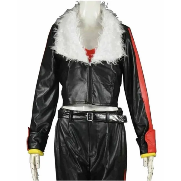 Sonic Game Shadow Striped Design Black Jacket