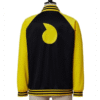 Soul Eater Soul Evans Black And Yellow Varsity Jacket On Sale