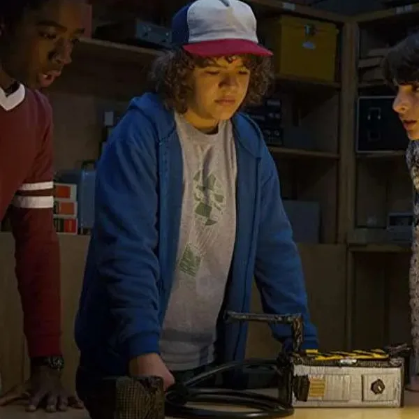 Gaten Matarazzo Blue Hoodie