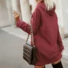 The Warmy Oversized Maroon Unisex Hoodie