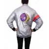 Moonrunners Silver Bomber Satin Jacket