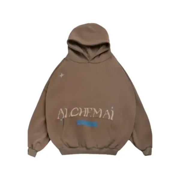 Tree Of Life Brown Fleece Hoodie